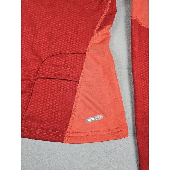 North Face Women's Small Orange L/S Flight Series Vapor Wick Fitness Pullover - Picture 9 of 12